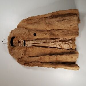 Vintage women's Opera rabbit tanned fur jacket Medium